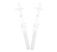 Ipetboom 2pcs Glass Tissue Grinder Homogenizer for Laboratory Use High-temperature Resistant Thick Glass Cell Pestle for Scientific Experiments and Research