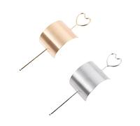 Ipetboom 2pcs Hair Ornaments Women's Geometric Pattern Hairpin Vintage Style Hair Cuff Bun Holder for Braids