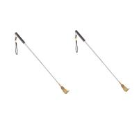 Ipetboom 2pcs Handheld Back Scratcher Tool Telescopic Itch Relief Device for Adults Five-Section Extendable Back Itch Scratcher and Handle for Ages