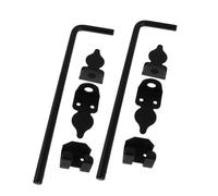 Ipetboom 2pcs Heavy Duty Cane Bolt Drop Rod for Wood Gate Hardware Ground Latch for Wooden Fences Garden Gates Metal PVC Vinyl Doors Secure Locking with Deep Insertion Depth