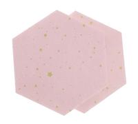 Ipetboom 2pcs Hexagon Felt Memo Board Thick DIY Wall Decoration Self Adhesive Hexagon Bulletin Boards for Photo Display and Message Notes Stylish Wall Ornament for Living Room and Bedroom
