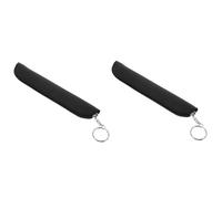 Ipetboom 2pcs Insulin Pen Case Mini Carrier Bag Portable Protection Sleeve for Pen Lightweight Storage for Office Travel Soft Material Black