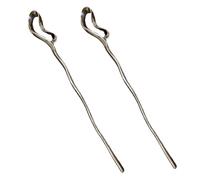 Ipetboom 2pcs Irregular Hair Sticks for Buns Chinese Hair Chopsticks Metal Hairpin for Women