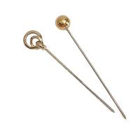 Ipetboom 2pcs Korea Style Vintage Hair Sticks Elegant Retro Hair Chopsticks for Women for Buns and Braids Durable Metal Design for Daily Wear and Special Occasions