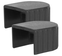 Ipetboom 2pcs Ladder Top Caps High-Grade Plastic Step Ladder Accessories Easy to Install Protective Covers Replacement Parts for Worn Broken Legs