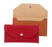 Ipetboom 2pcs Leather Card Holder Wallet Cash Envelopes for Notes Reusable Budget Envelope Wallet for Men Women Credit Card Pouch