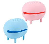 Ipetboom 2pcs Makeup Puff Boxes Portable Beauty Egg Storage Box Sponge Cleaner Pad Air Permeable Makeup Sponge Holder for Outdoor Travel