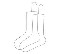 Ipetboom 2pcs Metal Sock Blockers Display Rack for Hand Knitted Socks 25.4×26.7cm Drying Hanger Suitable for Knitting Blocking Shaping and Displaying Adult