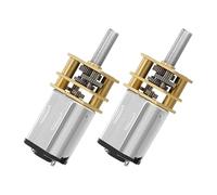 Ipetboom 2pcs Micro Electric Reduction Motors N20 D-Shaft 8mm 3-6V Reducer Motors for DIY and RC Models
