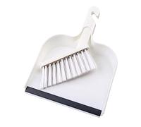 Ipetboom 2pcs Mini Dustpan Brush Set Computer Duster Desk Broom Plastic Easy Storage