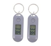 Ipetboom 2pcs Mini Silent Digital Keychain Watch Luminous Pocket for Students and Nurses Lightweight and Portable for Outdoor Use for Backpacking