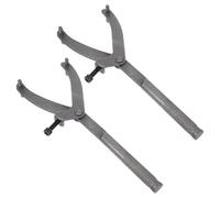 Ipetboom 2pcs Motorcycle Clutch Hub Spanner Wrench Set, Heavy Duty Flywheel Removal Repair Tool for ATV Utv Dirt Bike Maintenance