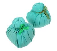 Ipetboom 2Pcs Moxa Heating Pad Massage Balls for Hot Compress Compact Herbal Warming Bag for Body Relief Versatile Acupressure and Massage Therapy for Home and Travel