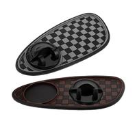 Ipetboom 2pcs Multi Functional Phone Holder for Car Dashboard, Non Slip Pvc and Plastic Mat with Wide Compatibility, Temporary Parking Number Design, Mobile Phone Stand for Vehicles