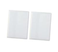 Ipetboom 2pcs Nail Art Sticker Album Slot Storage Holder for Nail Decals Stickers Transparent Display Book for Easy Organization and Access to Art Designs