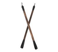 Ipetboom 2pcs Natural Bamboo Calligraphy Brush Handles for DIY Pen Making, 23cm Length 1.2cm Diameter, Traditional Ink Drawing Tools for Beginners and Artists