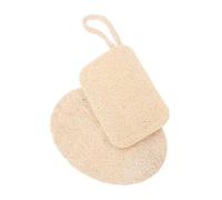 Ipetboom 2pcs Natural Loofah Dish Brush Exfoliating Loofah Sponge Kitchen Scourers Sponges