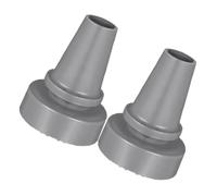 Ipetboom 2pcs Non-Slip Rubber Cane Tips Replacement for Walking Sticks and Crutches Enhanced Stability and Safety with Metal Washer Fit for Indoor Outdoor Use Gray