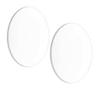 Ipetboom 2pcs Physics Laboratory Equipment Physics Optics Lens Optical Lenses Concave Lens Double Concave Optical Experiment Tools Equipment Teaching Tools Transparent