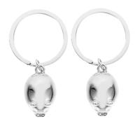 Ipetboom 2pcs Pig Key Holder Keyring Cute Mini Pig Model Keychain Pendant for Bags and Keys Party Favors