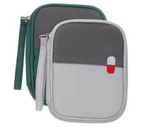 Ipetboom 2Pcs Portable Medicine Organizer Bag for Travel Camping Hiking Wear Resistant Tear Resistant Medical Pouches with Opening Design for Easy Access to Supplies