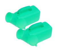 Ipetboom 2pcs Portable Men's Urinals Reusable Urine Bottles with Screw Cap for Travel and Emergency Situations Green Design