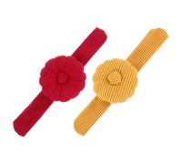 Ipetboom 2pcs Pumpkin Wrist Pin Cushion Corduroy Snap Band Pincushions Handsfree Needle Holder for Dressmaker Sewing Embroidery Craft Projects
