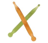 Ipetboom 2pcs Resin Massage Sticks Portable Easy to Operate Acupuncture Point Rods for Shoulder and Legs Relaxation at Home and Hotel