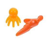 Ipetboom 2pcs Resin Octopus Scalp Massager Comb and Trigger Point Massage Stick for Scalp Care and Muscle Relaxation Handheld Hair Comb Massager for Dandruff Removal and Guasha Therapy