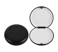 Ipetboom 2pcs Retainer Case - Slim Aligner Case Magnetic Closure Orthodontic Retainer Container Denture Bath Box Cup for Dentures, Clear Braces, Mouth Guard