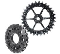 Ipetboom 2pcs Retro Industrial Gear Wall Hanging Vintage Pendant Decor for Bar Living Bedroom Shop Window Unique Steampunk Style Ornament Gift