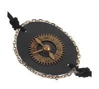 Ipetboom 2pcs Retro Pirate Eye Cover Decorative Single Eye Patch for Masquerade and Cosplay Vintage for Adults Comfortable Elastic Band for Halloween and Themed Parties