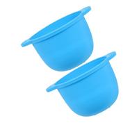 Ipetboom 2pcs Reusable Silicone Wax Warmer Liners for Hair Removal Foldable Wax Pot Replacement for Smooth Skin and Easy Waxing