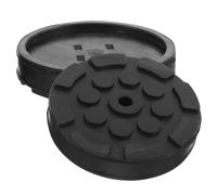 Ipetboom 2pcs Rubber Car Lift Pads for Vehicles round Black Rubber Jacking Pads with Octagonal Shape for Lifting Jack for Vehicle Lifting Scenarios