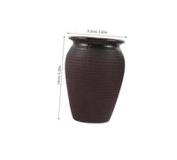 Ipetboom 2PCS Rustic Ceramic Succulent Planter Pots with Drainage Matte Terracotta Flower Vases for Living Bedroom Table Entryway Stable Base Plant Holders Easy to Clean Decorative Floor