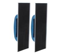 Ipetboom 2pcs Sandpaper Holder for Wall Corners with Ergonomic Non-Slip Plastic Handle Lightweight Aluminum Alloy Frame Self-Adhesive Sanding Block for Polishing and Grinding