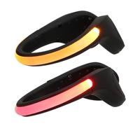 Ipetboom 2pcs Shoe Clip Light, Luminous Shoe Clips Light, Abs LED Red and Yellow, Added Safety Glow for Sports Lovers, Cycling and Outdoor Sports at Night