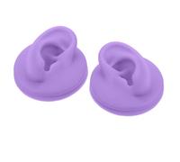 Ipetboom 2pcs Silicone Ear Models for Piercing Practice Simulation Ears for Earrings Wearing Flexible Teaching Display Props for Novice Piercers Reusable Training Tool