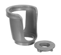 Ipetboom 2pcs Silver Oxygen Cylinder Tank Handle and Safety Cap Protector with Valve Guard, Cylinder Collar Ring for Secure Carrying and Lifting of O2 Gas Bottles