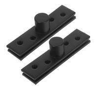 Ipetboom 2PCS Stainless Steel Concealed Pivot Hinges Rotating Door Hardware for Cabinets and Cupboards Smooth Silent Operation Space Saving Design for Home Use