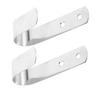 Ipetboom 2pcs Stainless Steel Life Ring Hanger Bracket for Boats and Pools Practical Multi Use Buoy Holder with Easy Installation Grade Ring Buoy Rack for Outdoor Fence and Railings