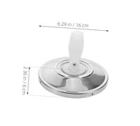 Ipetboom 2pcs Stainless Steel Rotating Mop Base Replacement with Spin for Tile and Wood Floor Cleaning Mop Head Refills for Home Floor Care