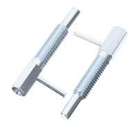 Ipetboom 2pcs Stainless Steel Self-locking Retractable Indexing Plunger Pins Spring Pin Mechanical Accessories with Seawater Resistance for Industrial Use