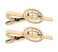 Ipetboom 2pcs Stainless Steel Tie Clips Justice Scale Novelty Tie Fasteners for Men Business Dress Suit Accessories