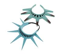 Ipetboom 2pcs Statue of Liberty Crown Headband Comfortable Costume Headpiece for Women and Fit Patriotic Accessory for Independence Day Halloween and Roleplaying