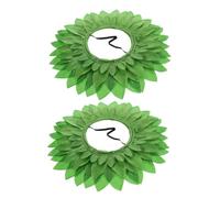 Ipetboom 2pcs Sunflower Headgear Lightweight Floral Headband for Stage Performance and Party Costume Comfortable Green Flower Hoop for School Events and Dance Plays