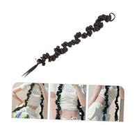Ipetboom 2pcs Synthetic Long Braided Ponytail Extension with Hair Tie Lightweight Irregular Twisted Braids for Women Easy to Wear and Style Non Fading Ponytail Hairpiece for Everyday Use
