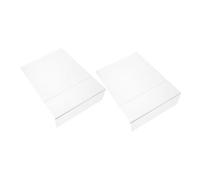 Ipetboom 2pcs Transparent Acrylic Writing and Painting Board Rack Tilt Desktop Stand for Comfortable Reading Drawing and Writing Lightweight Portable Art Board Holder for Home Office