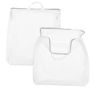 Ipetboom 2Pcs Upgraded Large Mesh Laundry Bags Polyester Washing Bags for Underwear Socks Delicates Washing Machine Safe Travel Organizer