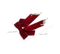 Ipetboom 2Pcs Vintage Bow Tie Brooch Pin Retro Collar Lapel Pins for Men S Suits and Women S Dresses Elegant Alloy Pre-tied Bowknot Decoration Accessories with Classic Wing Design